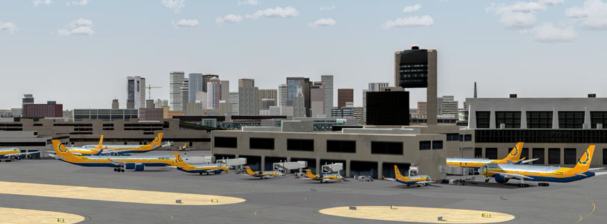 Virtual Airline Boston hub